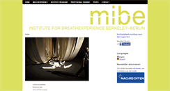 Desktop Screenshot of breathexperience.de